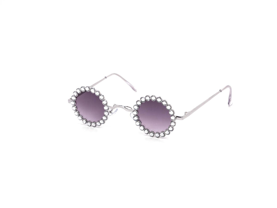 12 Pack: Mini Circle Rhinestone Wholesale Sunglasses