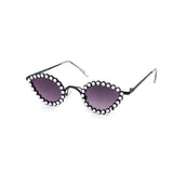 12 Pack: Mini Teardrop Rhinestone Wholesale Sunglasses