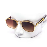 12 Pack: Classy Wide-fit Metal Rounded Square Wholesale Sunglasses