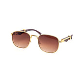 12 Pack: Classy Wide-fit Metal Rounded Square Wholesale Sunglasses