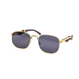 12 Pack: Classy Wide-fit Metal Rounded Square Wholesale Sunglasses