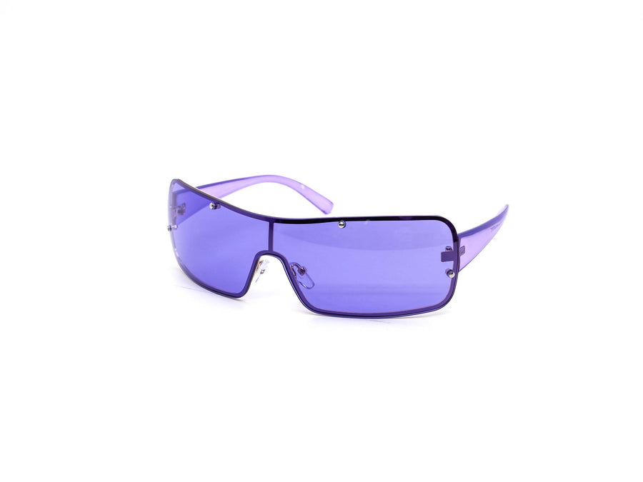 12 Pack: Chic Rimless Lucid Color Wrapper Wholesale Sunglasses