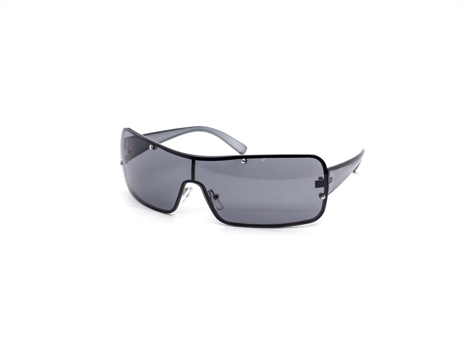 12 Pack: Chic Rimless Lucid Color Wrapper Wholesale Sunglasses