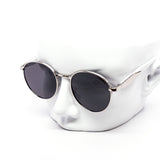 12 Pack: Super Round Metal Tri-layer Minimal Wholesale Sunglasses