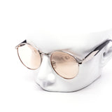 12 Pack: Super Round Metal Tri-layer Minimal Wholesale Sunglasses