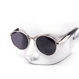 12 Pack: Super Round Metal Tri-layer Minimal Wholesale Sunglasses