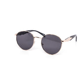 12 Pack: Super Round Metal Tri-layer Minimal Wholesale Sunglasses