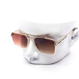 12 Pack: Luxury Miter-cut Square Aviator Gradient Wholesale Sunglasses