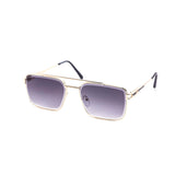 12 Pack: Luxury Miter-cut Square Aviator Gradient Wholesale Sunglasses