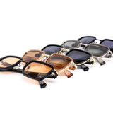 12 Pack: Minimal Square Urban Triple Frame Wholesale Sunglasses