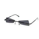 12 Pack: Unique Skinny Rhinestone High Fashion Wholesale Sunglasses