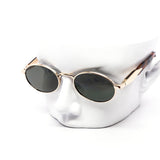 12 Pack: Modern Oval Metal Square Bridge Wholesale Sunglasses