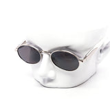 12 Pack: Modern Oval Metal Square Bridge Wholesale Sunglasses