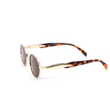 12 Pack: Modern Oval Metal Square Bridge Wholesale Sunglasses