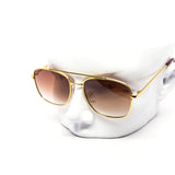 12 Pack: Luxury Rounded Square Aviator Gradient Wholesale Sunglasses