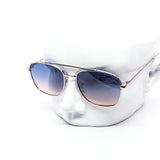 12 Pack: Luxury Rounded Square Aviator Gradient Wholesale Sunglasses