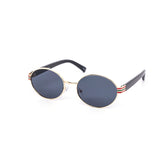 12 Pack: Euro Oval Metal Wholesale Sunglasses