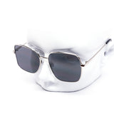 12 Pack: Oversized Duotone Inverted Metal Wholesale Sunglasses