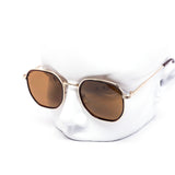 12 Pack: Minimal Double Layered Hexa Metal Wholesale Sunglasses