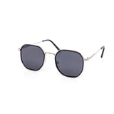 12 Pack: Minimal Double Layered Hexa Metal Wholesale Sunglasses