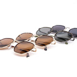 12 Pack: Minimal Double Layered Hexa Metal Wholesale Sunglasses