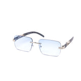 12 Pack: Rimless Gradient Feline Connection Wholesale Sunglasses