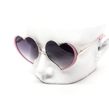 12 Pack: Leaf Heart Metal  Gradient Wholesale Sunglasses