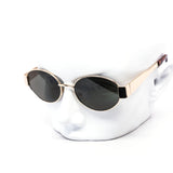 12 Pack: Chic Oval Metal Color Wholesale Sunglasses