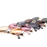 12 Pack: Chic Oval Metal Color Wholesale Sunglasses