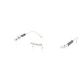 12 Pack: Rimless Clear Miter-cut Wood Temple Wholesale Eyeglasses