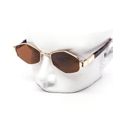 12 Pack: Hexa Diamond Metal Minimalist Wholesale Sunglasses