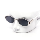 12 Pack: Hexa Diamond Metal Minimalist Wholesale Sunglasses