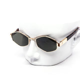 12 Pack: Hexa Diamond Metal Minimalist Wholesale Sunglasses