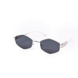 12 Pack: Hexa Diamond Metal Minimalist Wholesale Sunglasses