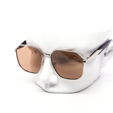 12 Pack: Hexa Square Metal Minimalist Wholesale Sunglasses