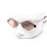 12 Pack: Hexa Diamond Full Metal Minimalist Wholesale Sunglasses