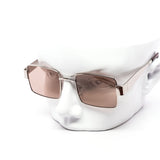 12 Pack: Retro Square Full Metal Minimalist Wholesale Sunglasses