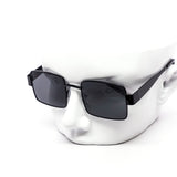 12 Pack: Retro Square Full Metal Minimalist Wholesale Sunglasses