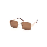 12 Pack: Retro Square Full Metal Minimalist Wholesale Sunglasses