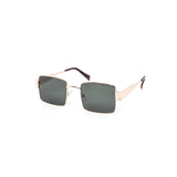 12 Pack: Retro Square Full Metal Minimalist Wholesale Sunglasses