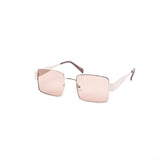 12 Pack: Retro Square Full Metal Minimalist Wholesale Sunglasses