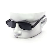 12 Pack: Bold Metal Rectangle Shades Wholesale Sunglasses