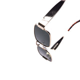 12 Pack: Bold Metal Rectangle Shades Wholesale Sunglasses