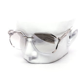 12 Pack: Semi-Rimless Oversized Octagonal Gradient Sunglasses Wholesale Sunglasses