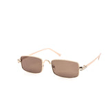 12 Pack: Chic Skinny Rectangle Metal Frame Wholesale Sunglasses