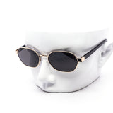 12 Pack: Minimal Chic Metal Oval Frame Wholesale Sunglasses