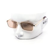 12 Pack: Minimalist Rectangular Metal Frame Wholesale Sunglasses