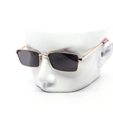 12 Pack: Minimalist Rectangular Metal Frame Wholesale Sunglasses