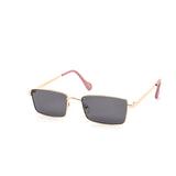 12 Pack: Minimalist Rectangular Metal Frame Wholesale Sunglasses