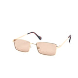 12 Pack: Minimalist Rectangular Metal Frame Wholesale Sunglasses